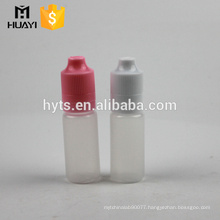 5ml 10ml 15ml 20ml 30ml bottle e liquid PE dropper bottle with childproof cap